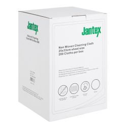 Jantex Green Compostable Cleaning Cloth White (200 pack)