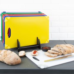 Hygiplas Commercial Grip Chopping Board Yellow 458x306mm