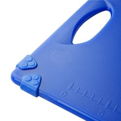 Hygiplas Commercial Grip Chopping Board Blue 458x306mm