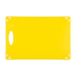 Hygiplas Commercial Grip Chopping Board Yellow 458x306mm