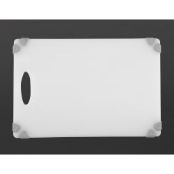 Hygiplas Commercial Grip Chopping Board White 458x306mm