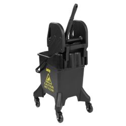 Jantex 21Ltr Tall Mop Bucket and Wringer - Yellow Print