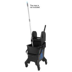 Jantex 21Ltr Tall Mop Bucket and Wringer - Blue Print