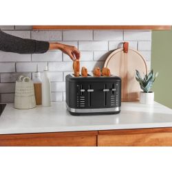 KitchenAid 4 Slot Manual Toaster Matte Black