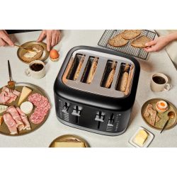 KitchenAid 4 Slot Manual Toaster Matte Black