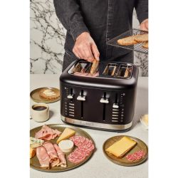 KitchenAid 4 Slot Manual Toaster Matte Black