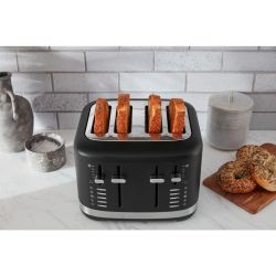 KitchenAid 4 Slot Manual Toaster Matte Black