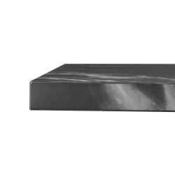 Bolero Complete Table Square Black Stone Effect 700mm
