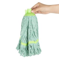 Jantex Deck Mop Head Green Stripe 200g