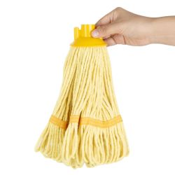 Jantex Deck Mop Head Yellow Stripe 200g