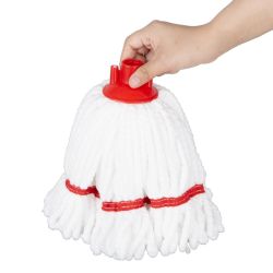 Jantex Microfibre Mop Head Red Stripe 150g
