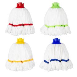 Jantex Microfibre Mop Head Yellow Stripe 150g