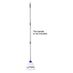Jantex Microfibre Mop Head Blue Stripe 150g