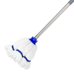 Jantex Microfibre Mop Head Blue Stripe 150g