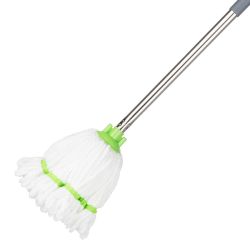 Jantex Microfibre Mop Head Green Stripe 150g