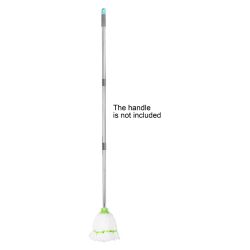 Jantex Microfibre Mop Head Green Stripe 150g
