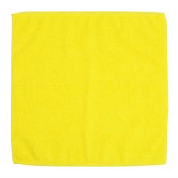 Jantex Microfibre Cloths Yellow (5 pack)