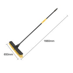 Jantex Heavy Duty Broom & Handle Set with Squeegee 24