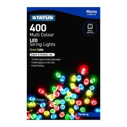 Status Varberg 400Multi ColouredLED Indoor/Outdoor String Lights