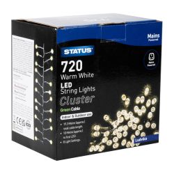 Status Ludvika 720 Warm White LED Indoor/Outdoor String Lights