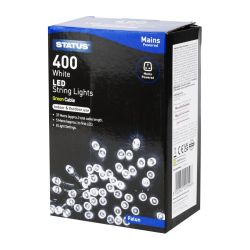 Status Falun 400 Cool White LED Indoor/Outdoor String Lights