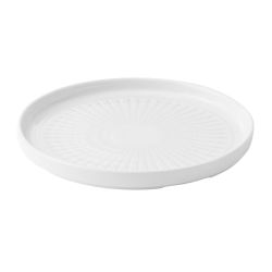 Churchill Era Grey Walled Plates 210mm (Pack of 6)