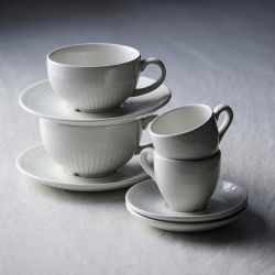 Churchill Era Grey Cappuccino Cups 355ml (12 Pack)