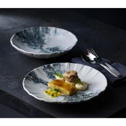 Churchill Smoke Black Coupe Plates 237mm (Pack of 6)