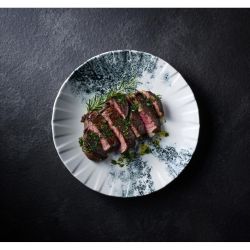 Churchill Smoke Black Coupe Plates 237mm (Pack of 6)