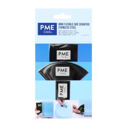 PME Mini Flexible Icing Side Scrapers (3 Pack)