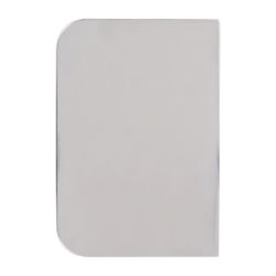 PME Side Scraper Stainless Steel Plain 126x88mm