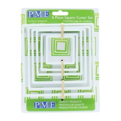 PME Classic Square Cutter (6 Pack)