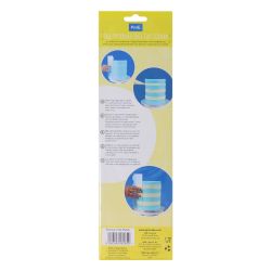 PME Side Scrapers Patterned Acrylic Extra Wide Stripes 255mm