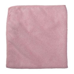 Rubbermaid Economy Microfibre Cloth Pink 400x400mm (24 pack)