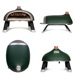 Diavolo Pizza Oven Bundle Green (Oven, Regulator, Peel, Carry Handle, Temp Gun)