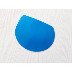 Scaritech Half Round Soft Scraper Blue