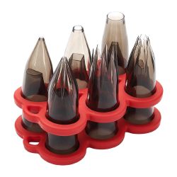 De Buyer Tritan Star Nozzles (6 Pack)