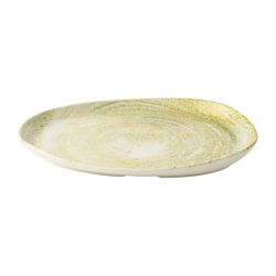 Churchill Envisage Erosion Sand Natural Oblong Plates 260x200mm (6 Pack)