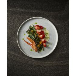 Churchill Delta Grey Walled Plates 210mm (6 Pack)