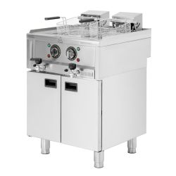 Buffalo 600 Series Freestanding Twin Tank Electric Fryer 2x 8Ltr