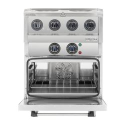 Buffalo 600 Series 4 Plate Electric Convection Oven Range
