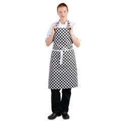 Whites Bib Apron Black/White Check