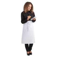 Whites Bistro Apron Polycotton White