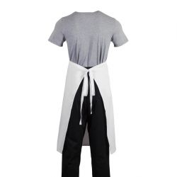 Whites Bistro Apron Polycotton White