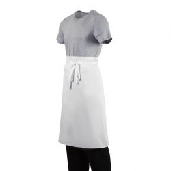 Whites Bistro Apron Polycotton White