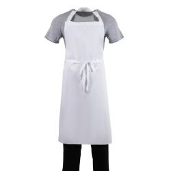Whites Bib Apron Polycotton White XL