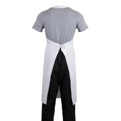 Whites Bib Apron Polycotton White XL