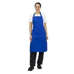 Whites Bib Apron Polycotton Blue
