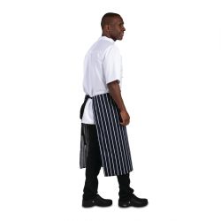 Whites Bistro Apron Blue/White Butchers Stripe