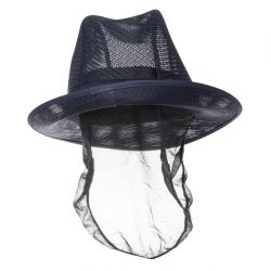 Trilby Hat with Snood Navy Blue